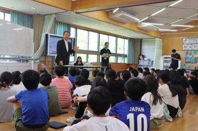 市長、小学校に行く！