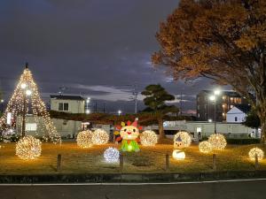 印場駅前広場イルミネーション