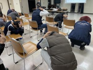 防災訓練の様子