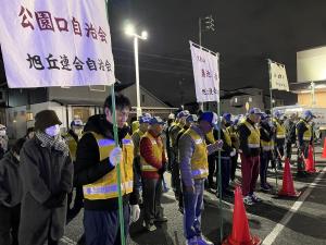 防犯パトロールの様子