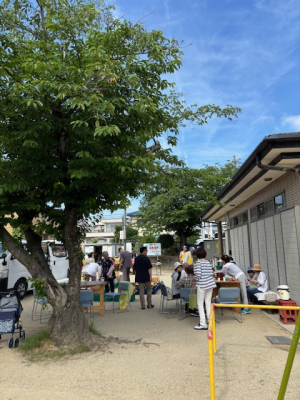 青空市6月の様子