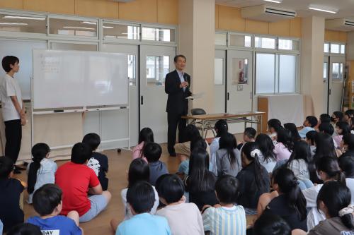市長、小学校に行く！