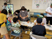 わくワークショップ（びっくりへび）