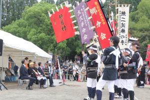 市民祭警固写真