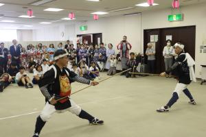 無二流棒の手披露1