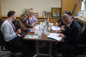 歓談・市の紹介など2