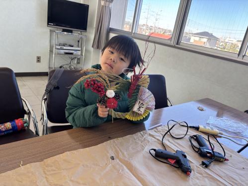 リースしめ縄づくり講座様子
