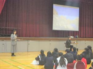 食育講演会旭中１