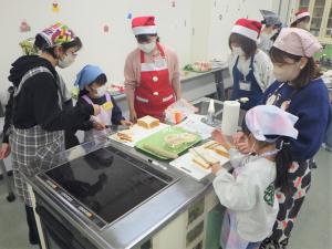クリスマス親子料理教室2