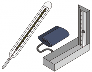 血圧計、体温計