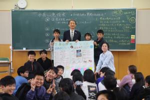 市長、小学校に行く！（白鳳小②）