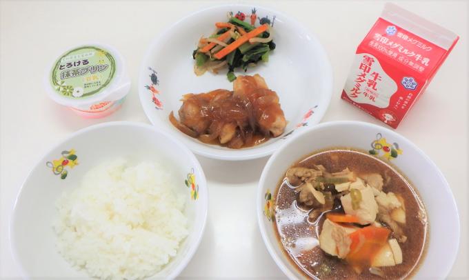 あいちを食べる学校給食の日の献立