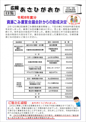 広報あさひがおか16号おもて