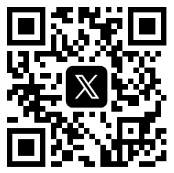 市公式X QRコード