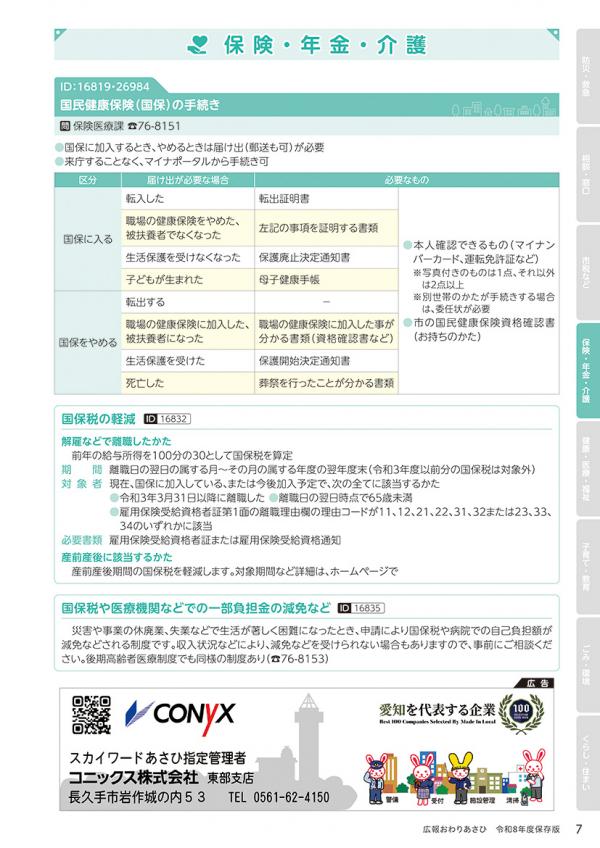 広報おわりあさひ令和8年度保存版7～10ページ