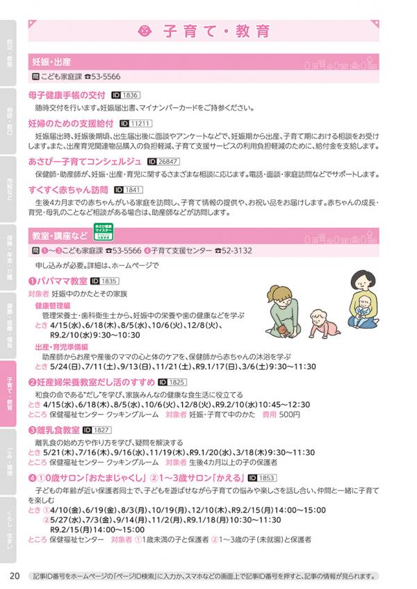 広報おわりあさひ令和8年度保存版20～24ページ