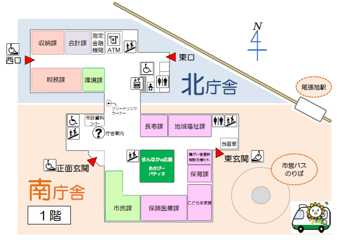 １階案内図