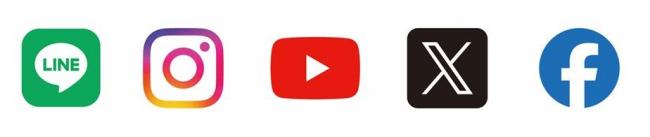 各種SNSアイコン
