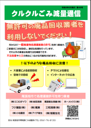 クルクルごみ減量通信６月号