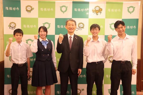 旭野高校表敬2