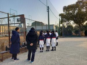 実証実験ソフトボール