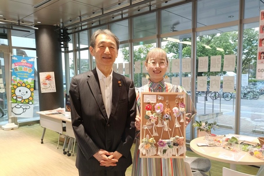 出店者の方との写真