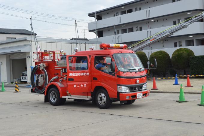 消防車試乗