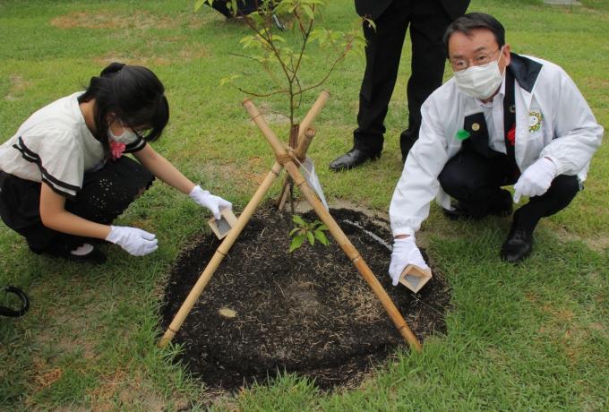 植樹祭1周年記念行事