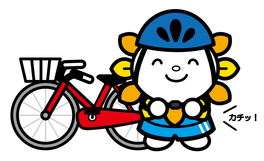 20 あさぴーイラスト（自転車）