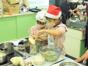 クリスマス親子料理教3