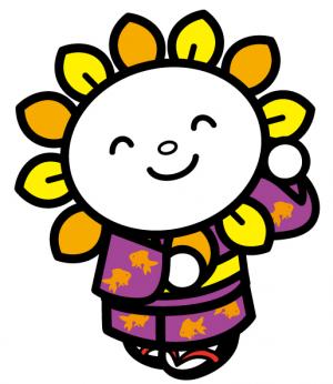 あさぴーが躍るイラスト